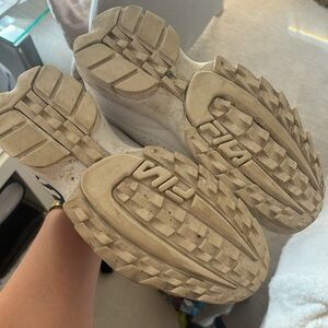 FILA DISRUPTOR II SCRIPT SHOES FOR WOMEN